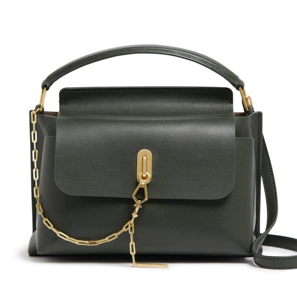 ZAC POSEN Bea Top Handle Leather Crossbody Bag